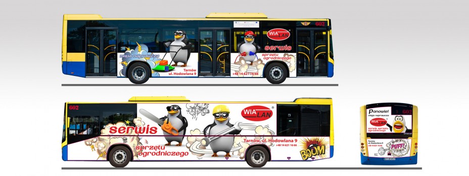 reklama autobusy